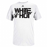 Miami Heat White Hot Playoffs Slogan WEM T-Shirt - White,baseball caps,new era cap wholesale,wholesale hats
